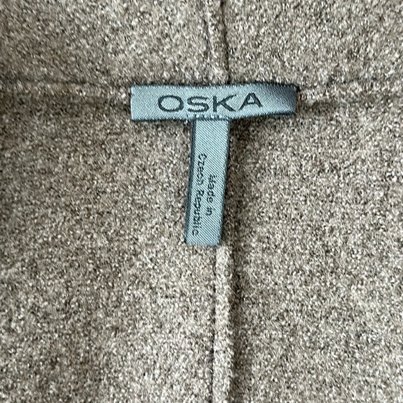 Oska brand boiled wool mid length car coat - Picture 5 of 13